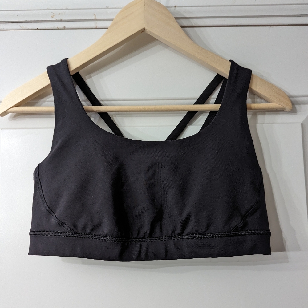 Lululemon Black Sports bra 8